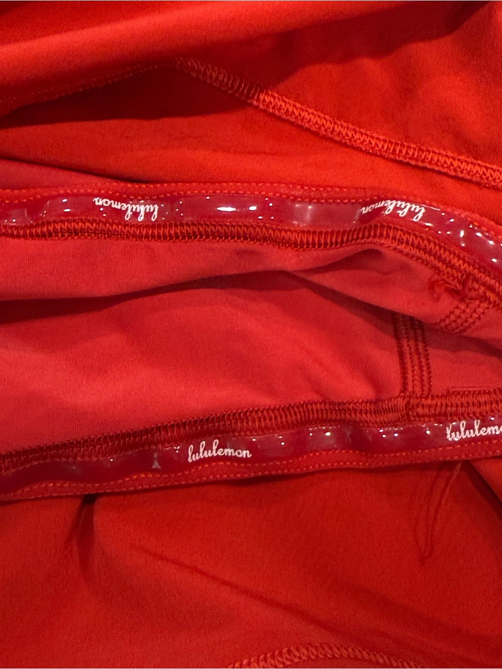 Lululemon Pace Rival Skirt 4-way Stretch 15" Red Size 12 Womens - Picture 9 of 9